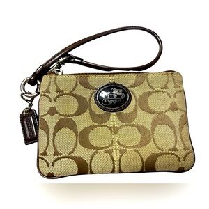 Coach “Sutton” Signature C Logo
 Small Wallet / Wristlet